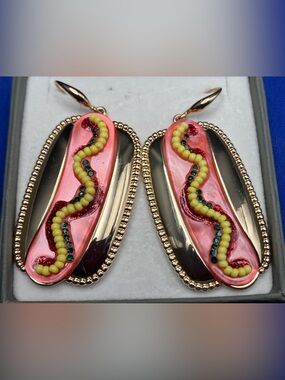 Summer Fun Hot Dog Earrings
